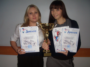 Команда, занявшая первое место:  Елена Цапаева и Екатерина Ласточкина